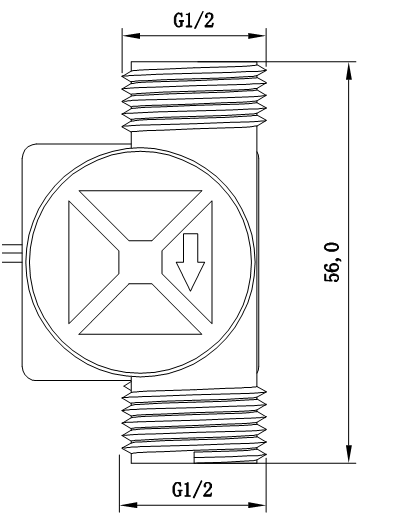 su akış ve hidrolik basınç densörü - water flow sensor - yf-s201 boyutları